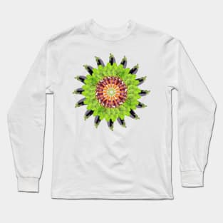 vegan food mandala Long Sleeve T-Shirt